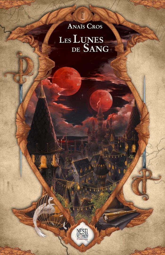 Couverture du livre « Les lunes de sang : roman », librairie Les Contes Infusés à Corte