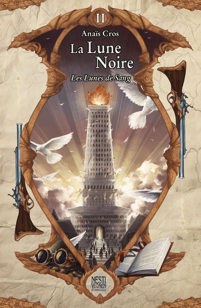 Couverture du livre « La lune Noire » de Anaïs Cros, librairie Les Contes Infusés à Corte