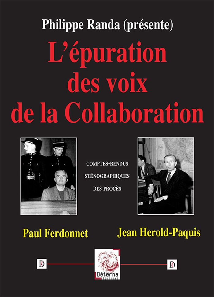 Couverture du livre « L'épuration des voix de la Collaboration » de Collectif, librairie Les Contes Infusés à Corte