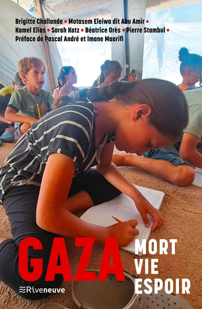 Couverture du livre « Gaza : mort, vie, espoir » de Brigitte Challande, librairie Les Contes Infusés à Corte