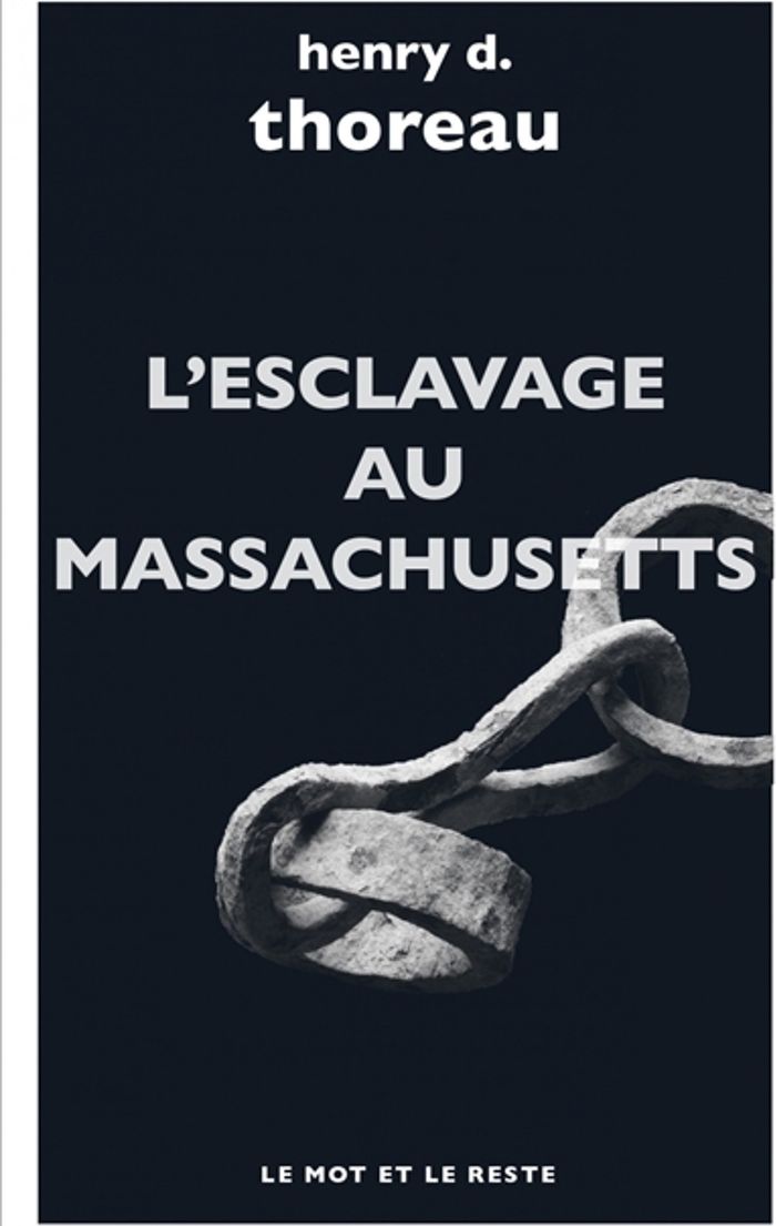Couverture du livre « L'esclavage au Massachusetts » de Henry David Thoreau, librairie Les Contes Infusés à Corte