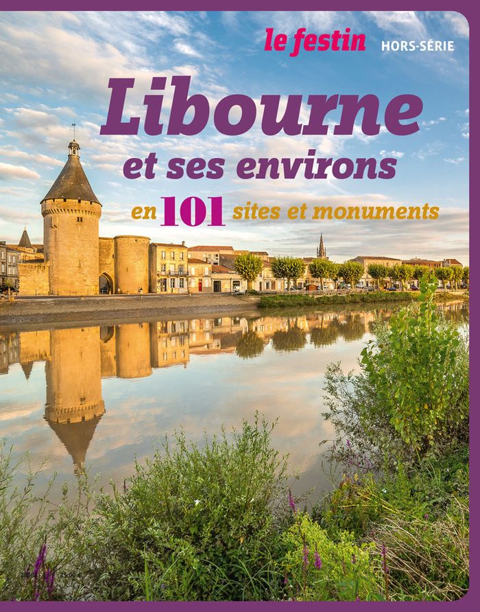 Couverture du livre « LIBOURNE ET SES ALENTOURS EN 101 SITES ET SYMBOLES » de Xxx, librairie Les Contes Infusés à Corte