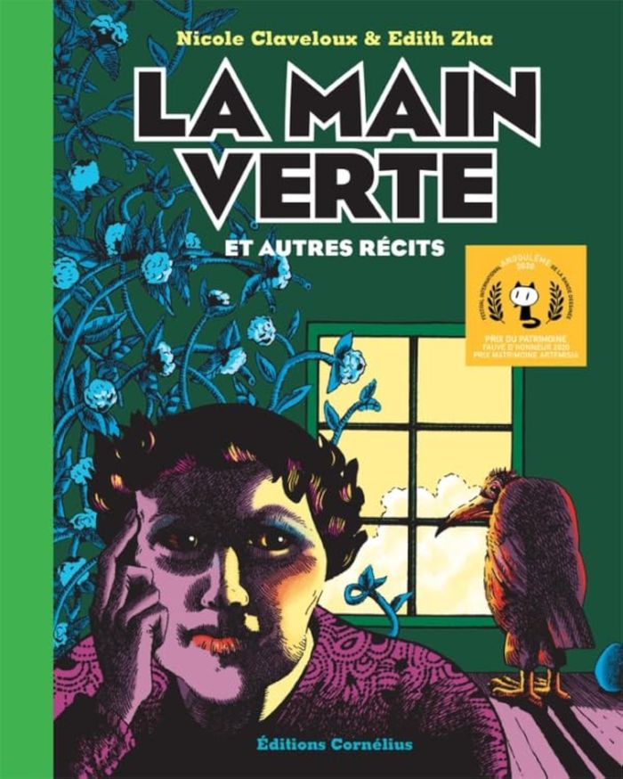 Couverture du livre « LA MAIN VERTE ET AUTRES RECITS » de Claveloux/zha, librairie Les Contes Infusés à Corte