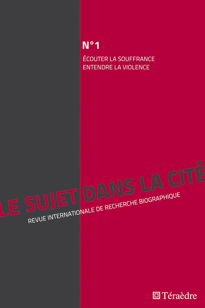Couverture du livre « ECOUTER LA SOUFFRANCE, ENTRENDRE LA VIOLENCE - VOL01 » de C. Delory-Momberger, librairie Les Contes Infusés à Corte