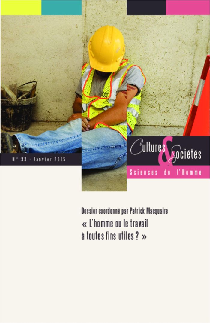 Couverture du livre « L'HOMME OU LE TRAVAIL A TOUTES FINS UTILES - VOL33 » de Patrick Macquaire, librairie Les Contes Infusés à Corte