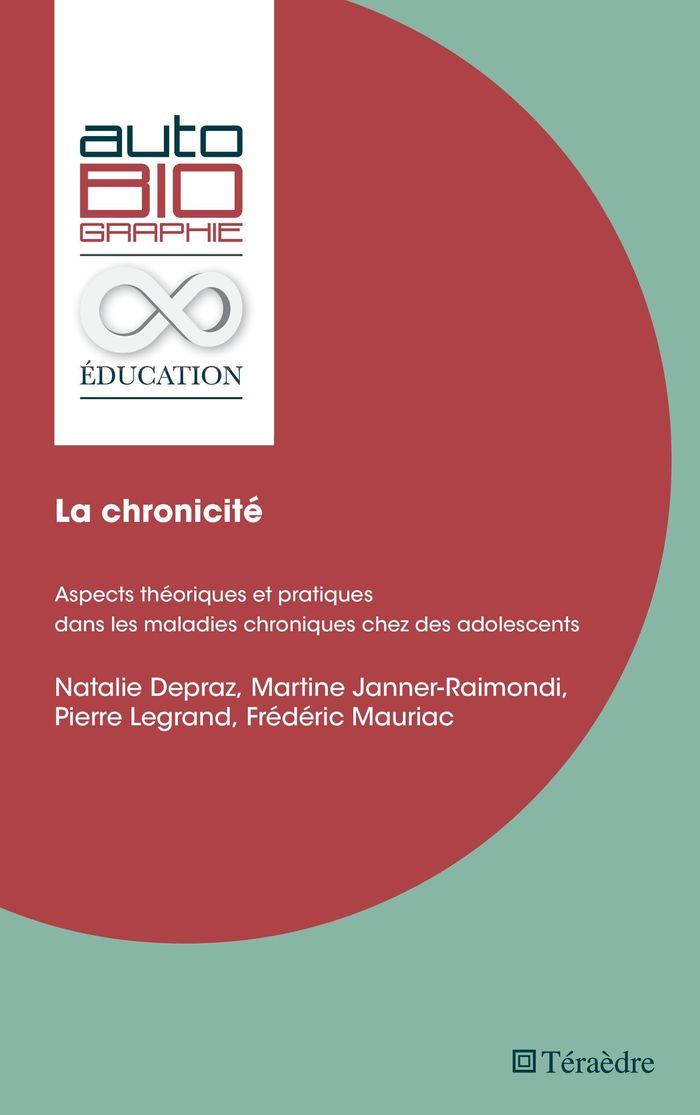 Couverture du livre « LA CHRONICITE - ASPECTS THEORIQUES ET PRATIQUES DANS LES MALADIES CHRONIQUES CHEZ DES ADOLESCENTS » de Depraz/legrand, librairie Les Contes Infusés à Corte