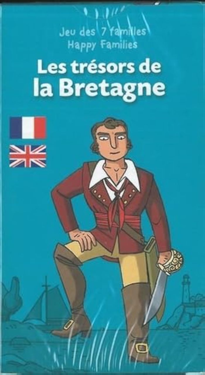 Couverture du livre « LES TRESORS DE LA BRETAGNE JEU DES 7 FAMILLES » de Xxx, librairie Les Contes Infusés à Corte