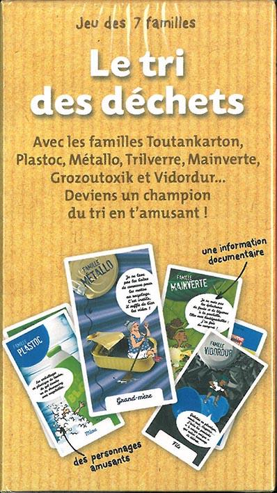 Quatrième de couverture de « LE TRI DES DECHETS JEU DES 7 FAMILLES »