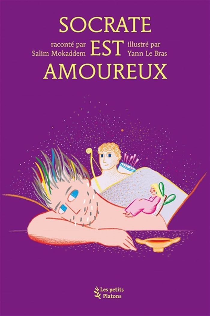 Couverture du livre « SOCRATE EST AMOUREUX » de Bras Mokaddem/le, librairie Les Contes Infusés à Corte