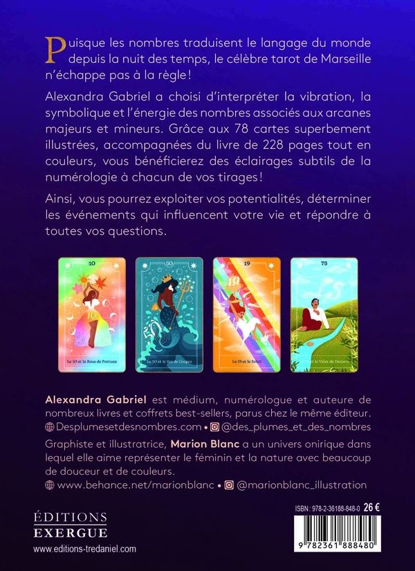 Quatrième de couverture de « Le tarot numérologique »