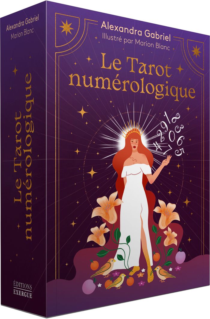 Couverture du livre « Le tarot numérologique » de Alexandra Gabriel, librairie Les Contes Infusés à Corte