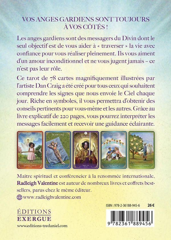 Quatrième de couverture de « Messages de vos anges gardiens, Tarot »