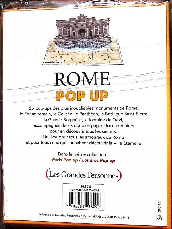 Quatrième de couverture de « Rome »