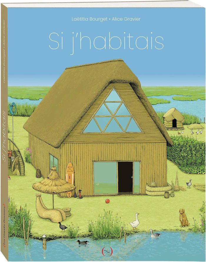 Couverture du livre « SI J'HABITAIS », librairie Les Contes Infusés à Corte