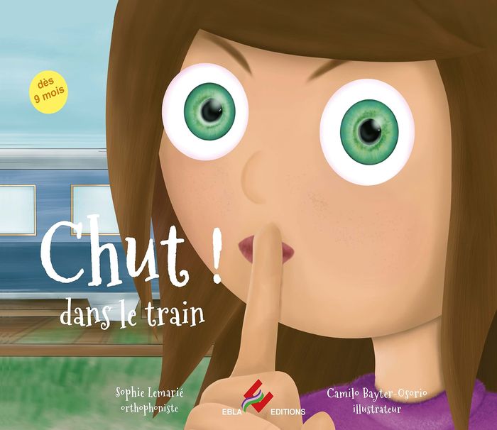 Couverture du livre « CHUT ! DANS LE TRAIN » de Lemarie, librairie Les Contes Infusés à Corte
