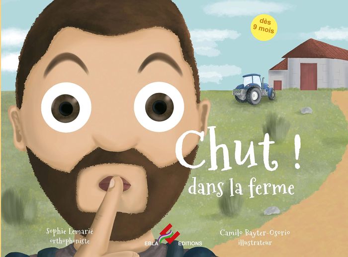 Couverture du livre « CHUT ! DANS LA FERME », librairie Les Contes Infusés à Corte