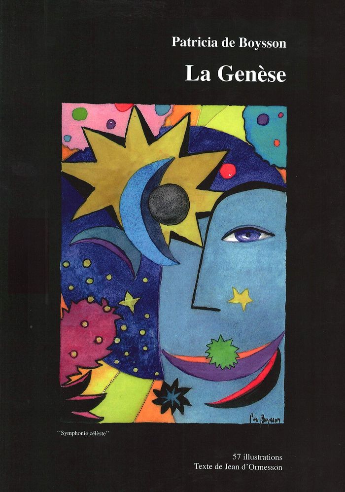 Couverture du livre « LA GENESE - 57 ILLUSTRATIONS - TEXTE DE JEAN D'ORMESSON », librairie Les Contes Infusés à Corte