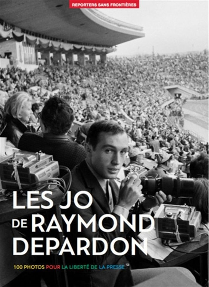 Couverture du livre « LES JO DE RAYMOND DEPARDON - 100 PHOTOS POUR LA LIBERTE DE LA PRESSE » de Collectif, librairie Les Contes Infusés à Corte