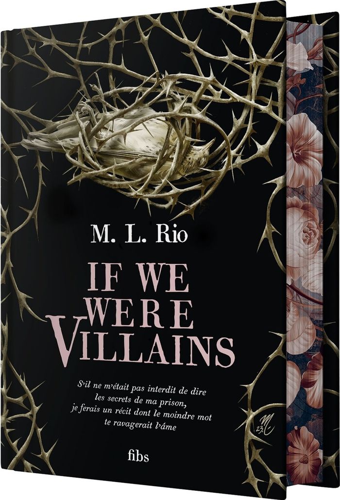 Couverture du livre « If we were villains » de M. L. Rio, librairie Les Contes Infusés à Corte