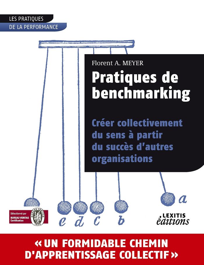 Couverture du livre « PRATIQUES DE BENCHMARKING - CREER COLLECTIVEMENT DU SENS A PARTIR DU SUCCES D'AUTRES ORGANISATIONS » de Meyer Florent A., librairie Les Contes Infusés à Corte