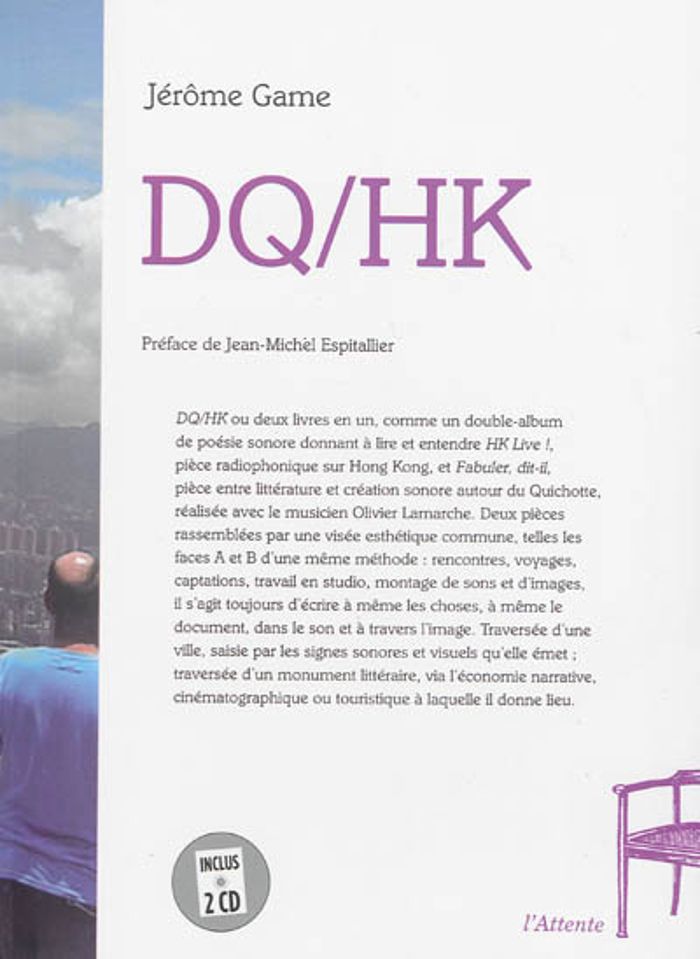 Couverture du livre « DQ/HK », librairie Les Contes Infusés à Corte
