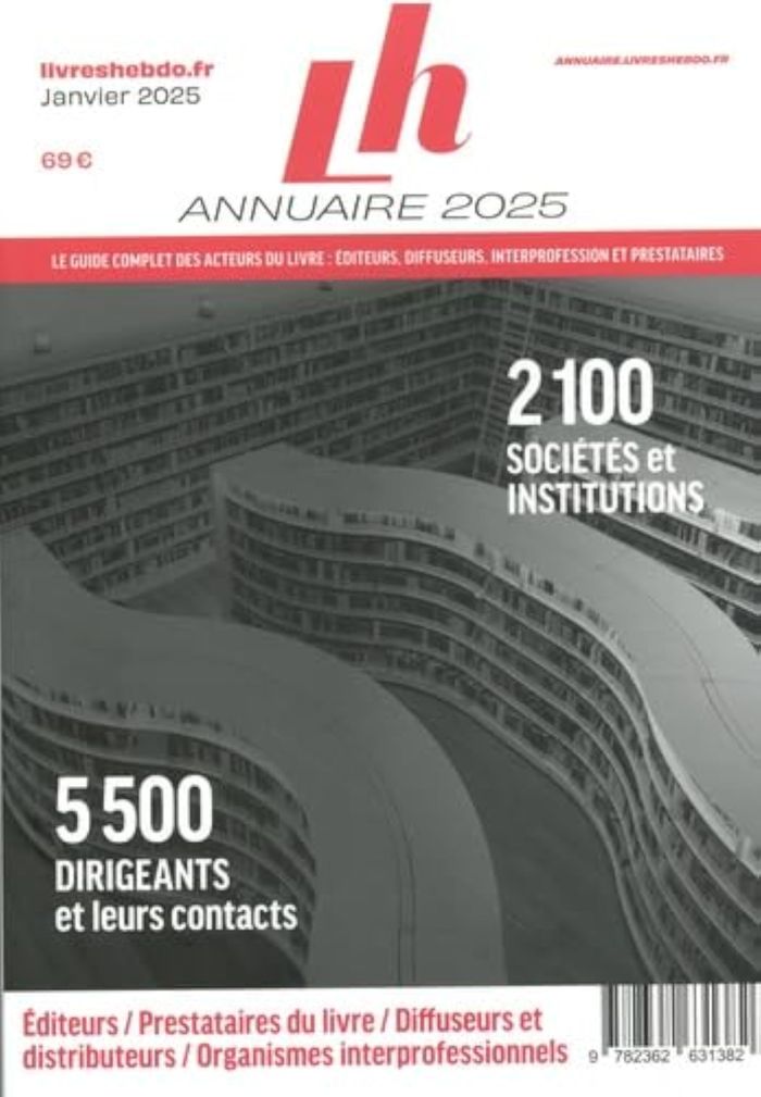 Couverture du livre « ANNUAIRE 2025 LE GUIDE COMPLET DES ACTEURS DU LIVRE » de Lh, librairie Les Contes Infusés à Corte