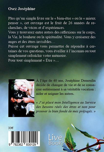 Quatrième de couverture de « OSEZ JOSEPHINE »