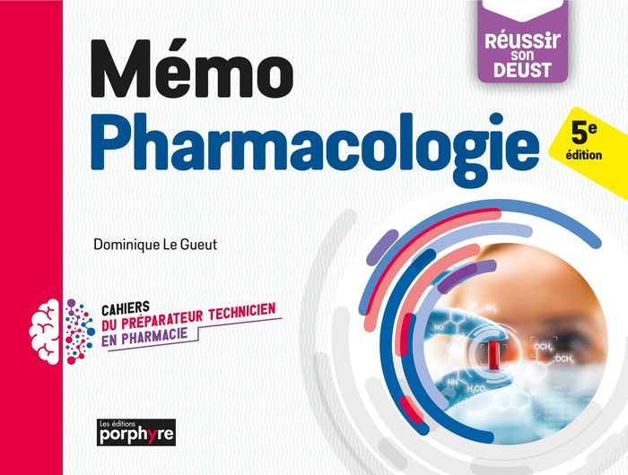 Couverture du livre « Mémo Pharmacologie » de Dominique Le Gueut, librairie Les Contes Infusés à Corte