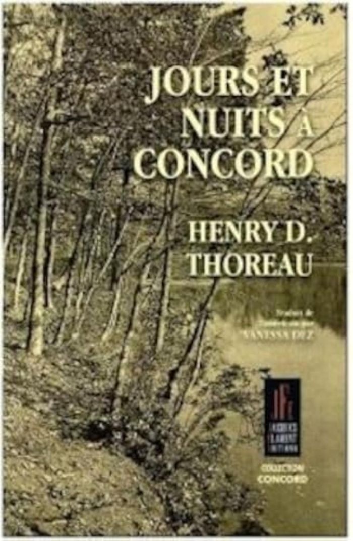 Couverture du livre « Jours et nuits à Concord : balades intemporelles pour lecteurs curieux » de Henry David Thoreau, librairie Les Contes Infusés à Corte