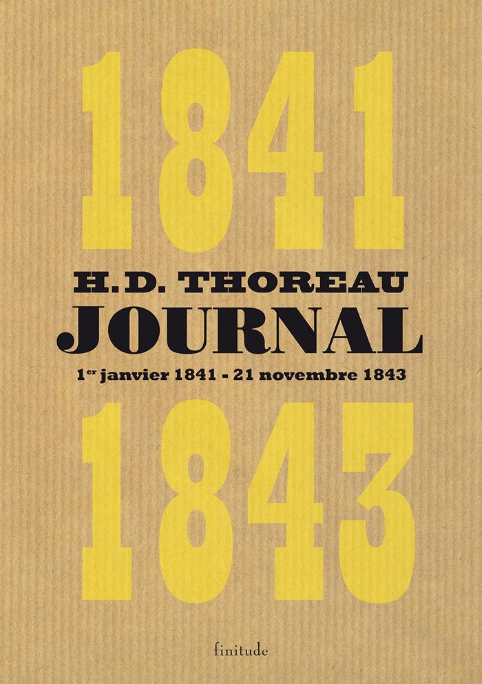 Couverture du livre « Journal » de Henry David Thoreau, librairie Les Contes Infusés à Corte