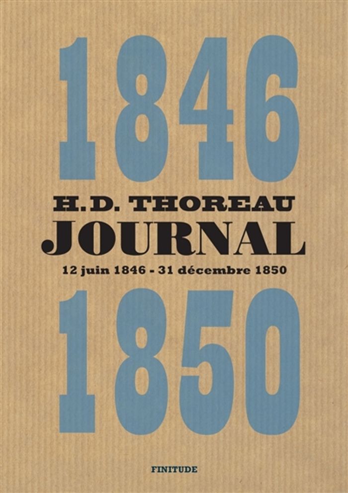 Couverture du livre « Journal » de Henry David Thoreau, librairie Les Contes Infusés à Corte
