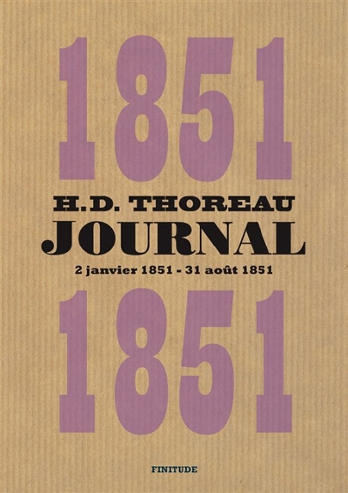Couverture du livre « Journal » de Henry David Thoreau, librairie Les Contes Infusés à Corte