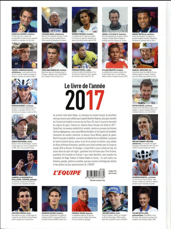 Quatrième de couverture de « LE LIVRE DE L'ANNEE 2017 »