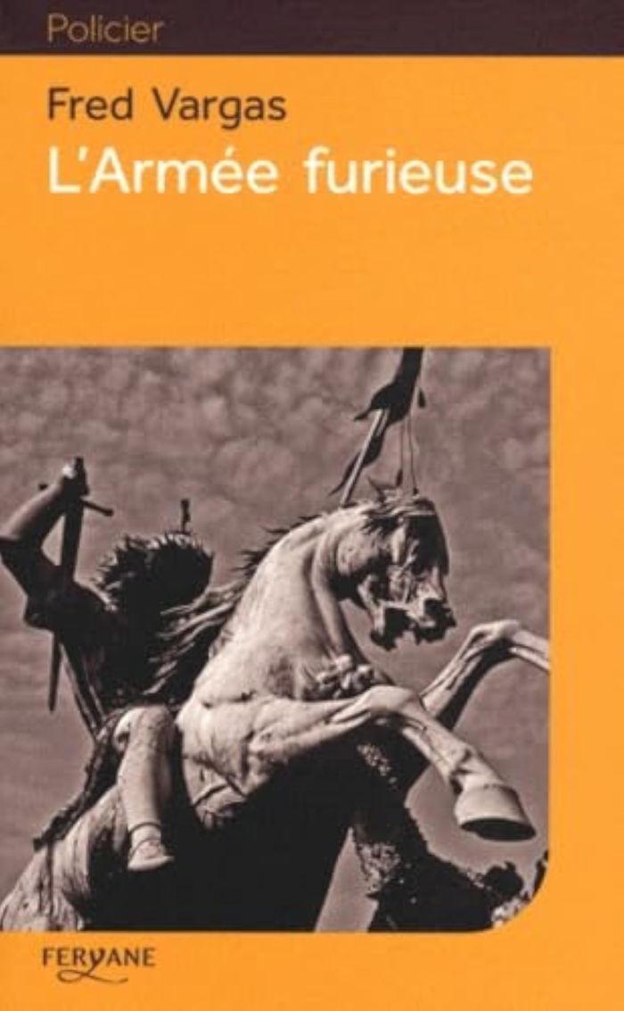 Couverture du livre « L'Armée furieuse » de Fred Vargas, librairie Les Contes Infusés à Corte