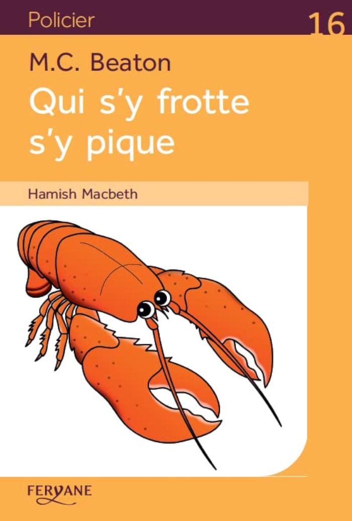 Couverture du livre « Qui s'y frotte s'y pique » de M. C. Beaton, librairie Les Contes Infusés à Corte