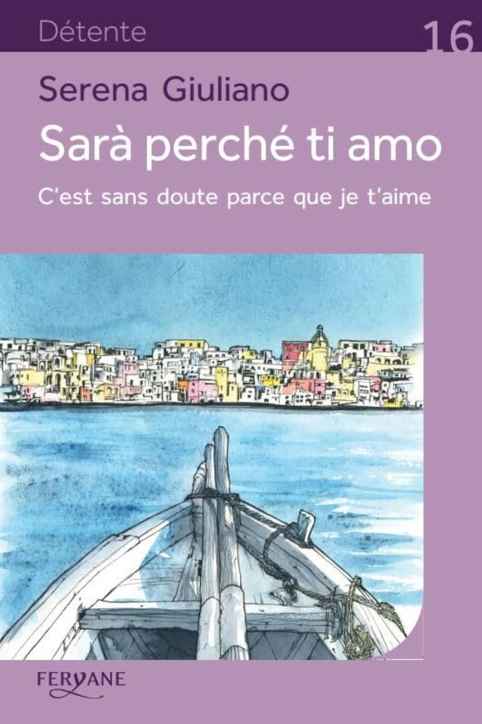 Couverture du livre « Sarà perché ti amo » de Serena Giuliano, librairie Les Contes Infusés à Corte