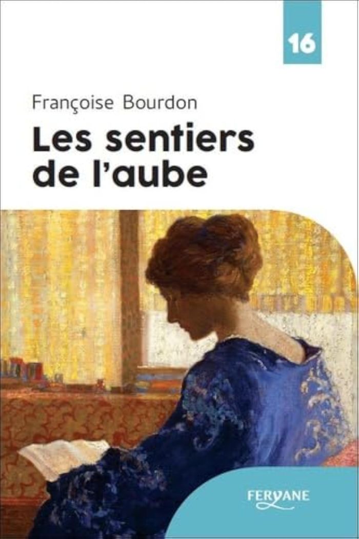 Couverture du livre « Les sentiers de l'aube » de Françoise Bourdon, librairie Les Contes Infusés à Corte