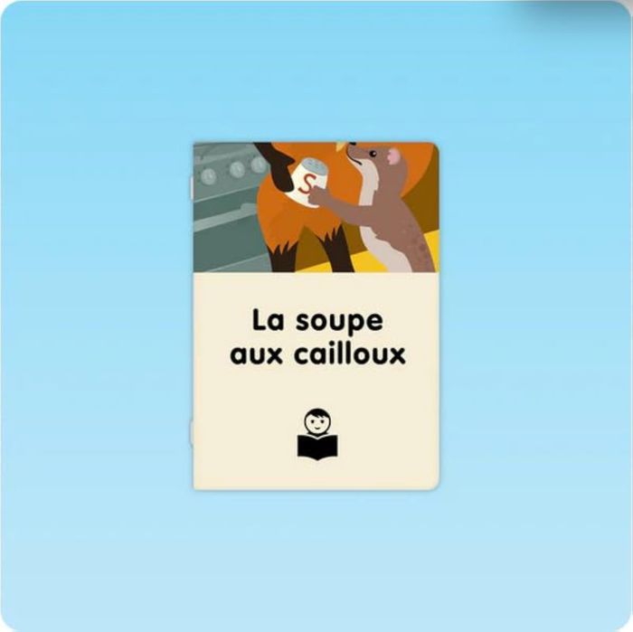 Couverture du livre « LIVRE LA SOUPE AUX CAILLOUX GS » de Davidson/mirgalet, librairie Les Contes Infusés à Corte