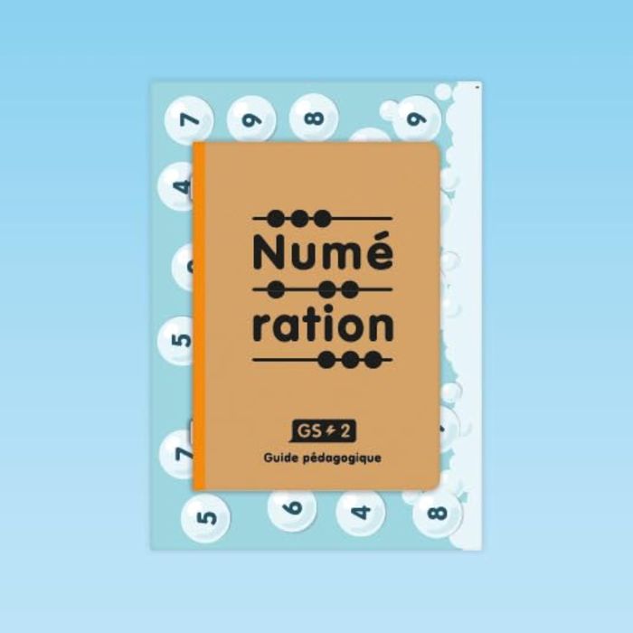 Couverture du livre « 9 JEUX ATELIER NUMERATION #2 GS », librairie Les Contes Infusés à Corte