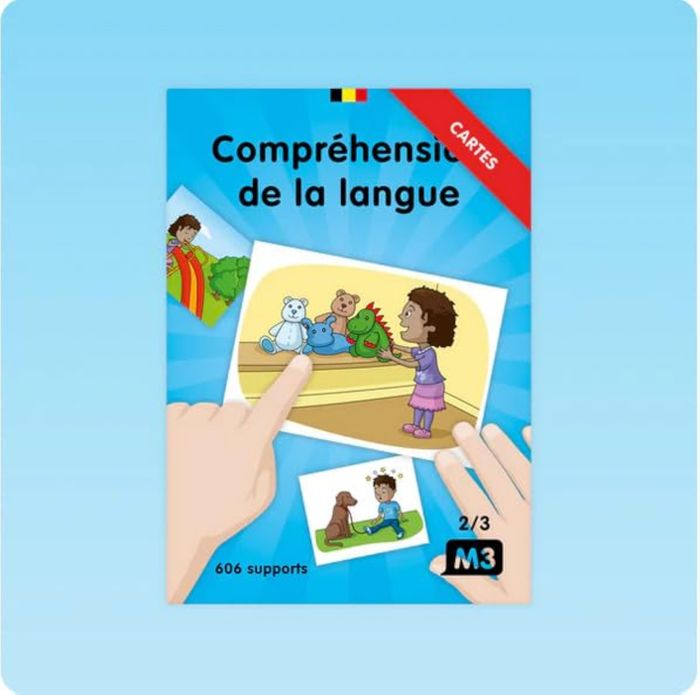 Couverture du livre « 640 SUPPORTS COMPREHENSION DE LA LANGUE M3 » de Davidson, librairie Les Contes Infusés à Corte