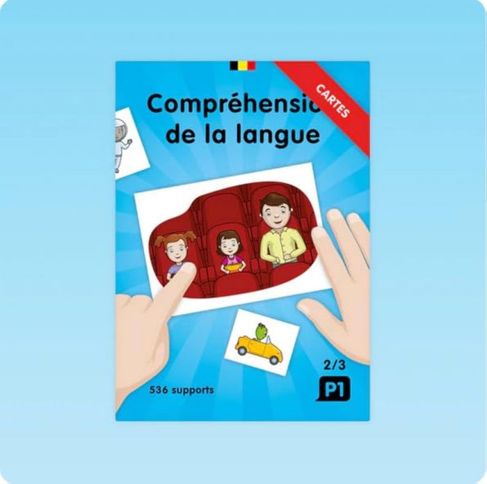 Couverture du livre « 559 SUPPORTS COMPREHENSION DE LA LANGUE P1 » de Davidson, librairie Les Contes Infusés à Corte