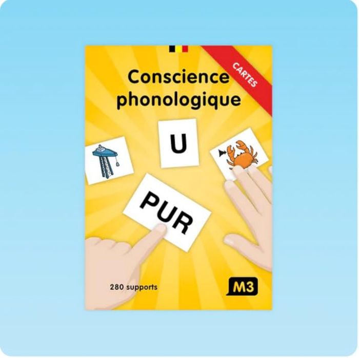 Couverture du livre « 280 SUPPORTS CONSCIENCE PHONOLOGIQUE M3 » de Davidson, librairie Les Contes Infusés à Corte
