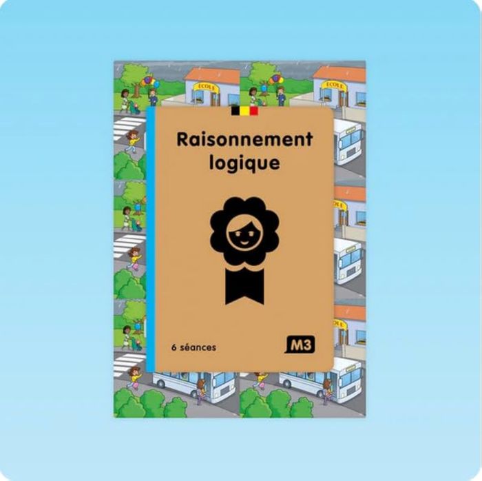Couverture du livre « 6 SEANCES RAISONNEMENT LOGIQUE M3 » de Bianco/coda/gourgue, librairie Les Contes Infusés à Corte