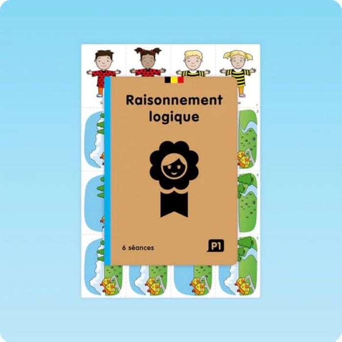 Couverture du livre « 6 SEANCES RAISONNEMENT LOGIQUE P1 » de Bianco/coda/gourgue, librairie Les Contes Infusés à Corte