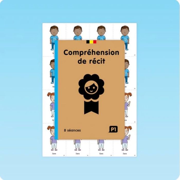 Couverture du livre « 8 SEANCES COMPREHENSION DE RECIT P1 » de Bianco/coda/gourgue, librairie Les Contes Infusés à Corte