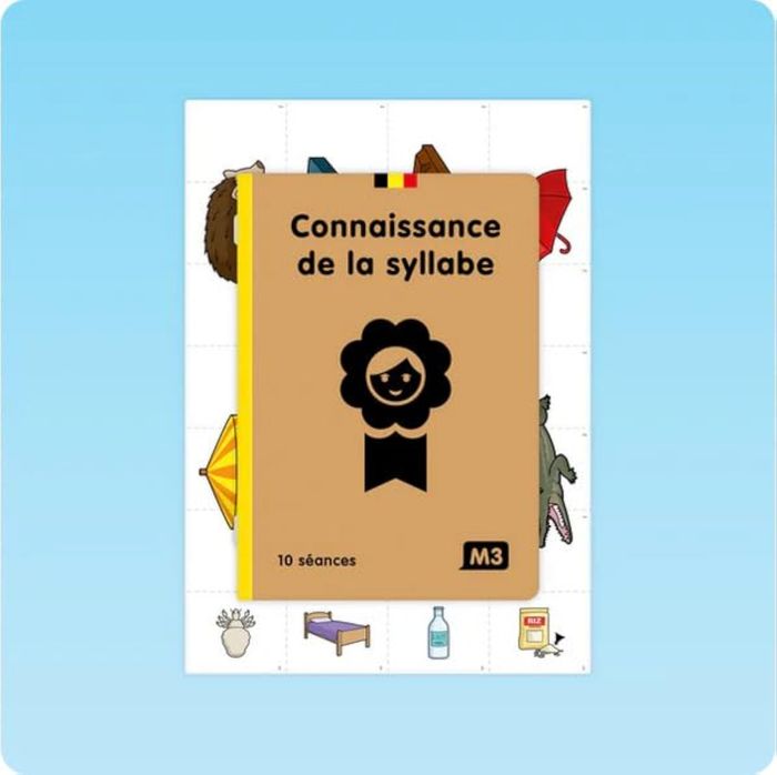 Couverture du livre « 10 SEANCES CONNAISSANCE DE LA SYLLABE M3 » de Zorman/nguyen, librairie Les Contes Infusés à Corte