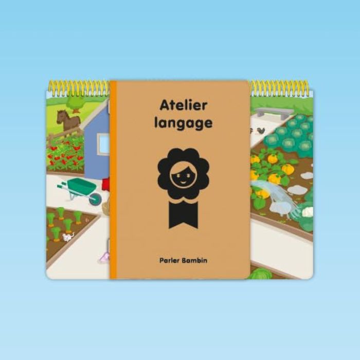 Couverture du livre « ATELIER LANGAGE PARLER BAMBIN », librairie Les Contes Infusés à Corte