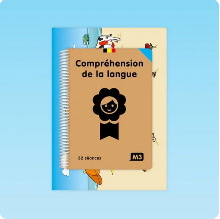 Couverture du livre « 32 SEANCES COMPREHENSION DE LA LANGUE M3 » de Bianco/coda/gourgue, librairie Les Contes Infusés à Corte