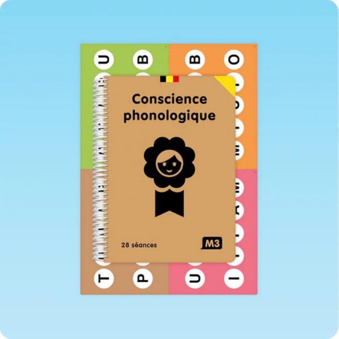Couverture du livre « 28 SEANCES CONSCIENCE PHONOLOGIQUE M3 » de Zorman/jacquier-Roux, librairie Les Contes Infusés à Corte