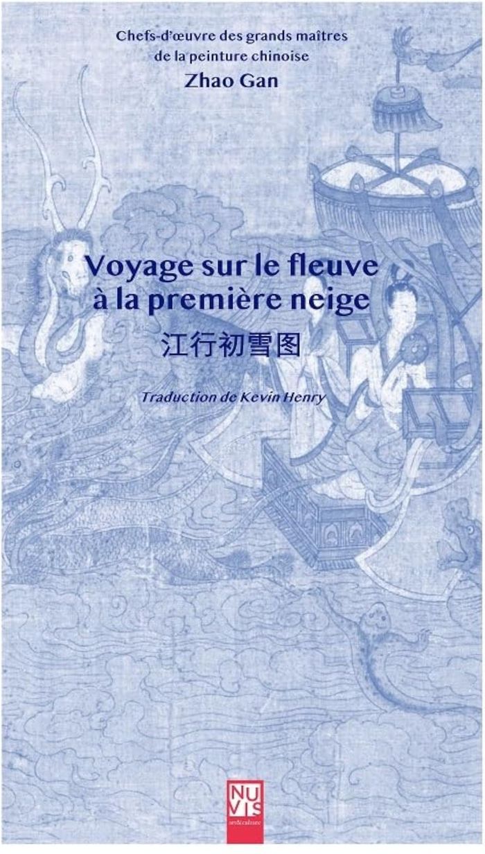 Couverture du livre « VOYAGE SUR LE FLEUVE A LA PREMIERE NEIGE » de Collectif/zhao, librairie Les Contes Infusés à Corte